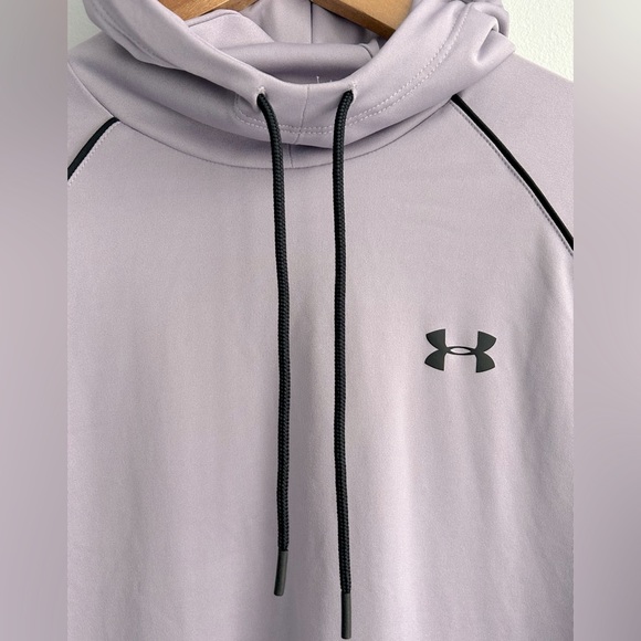 UNDER ARMOUR womens small light purple hooded running top - Picture 3 of 6